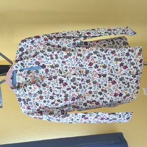 Sweet Cotton Button-down Blouse